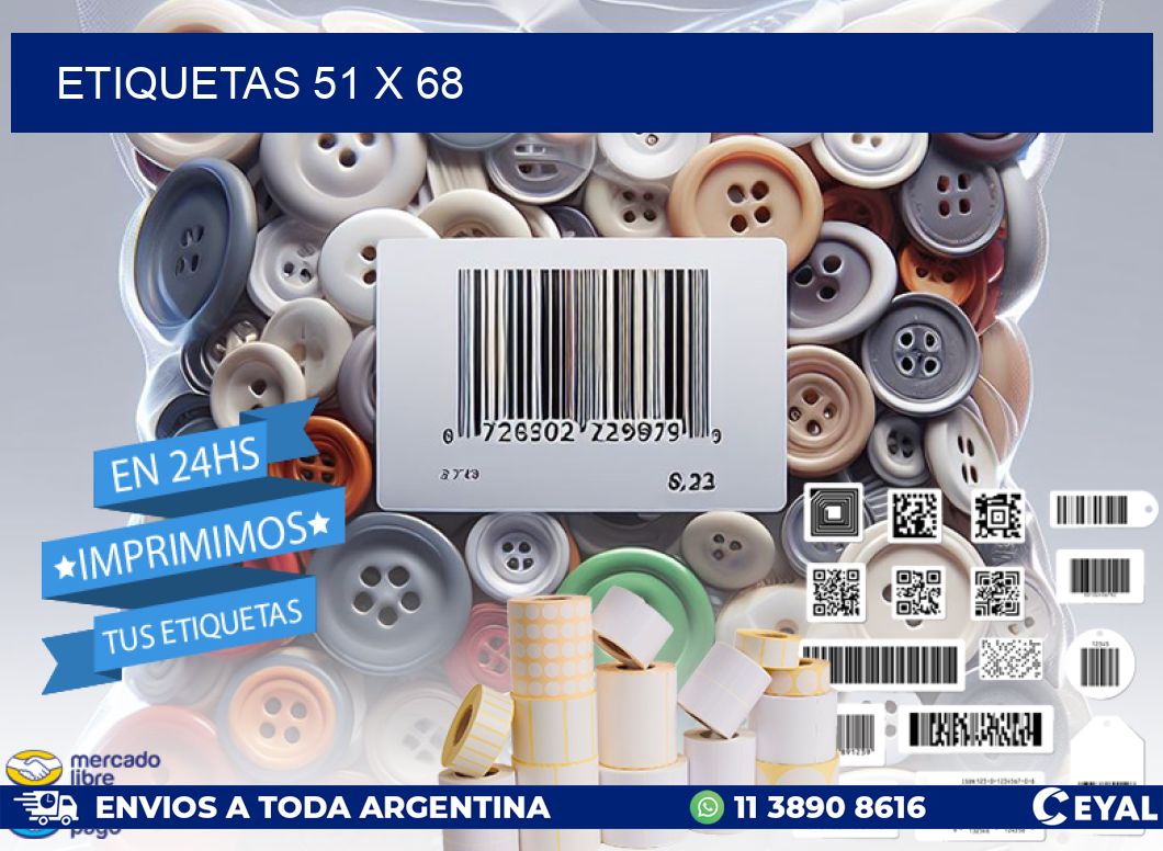 ETIQUETAS 51 x 68