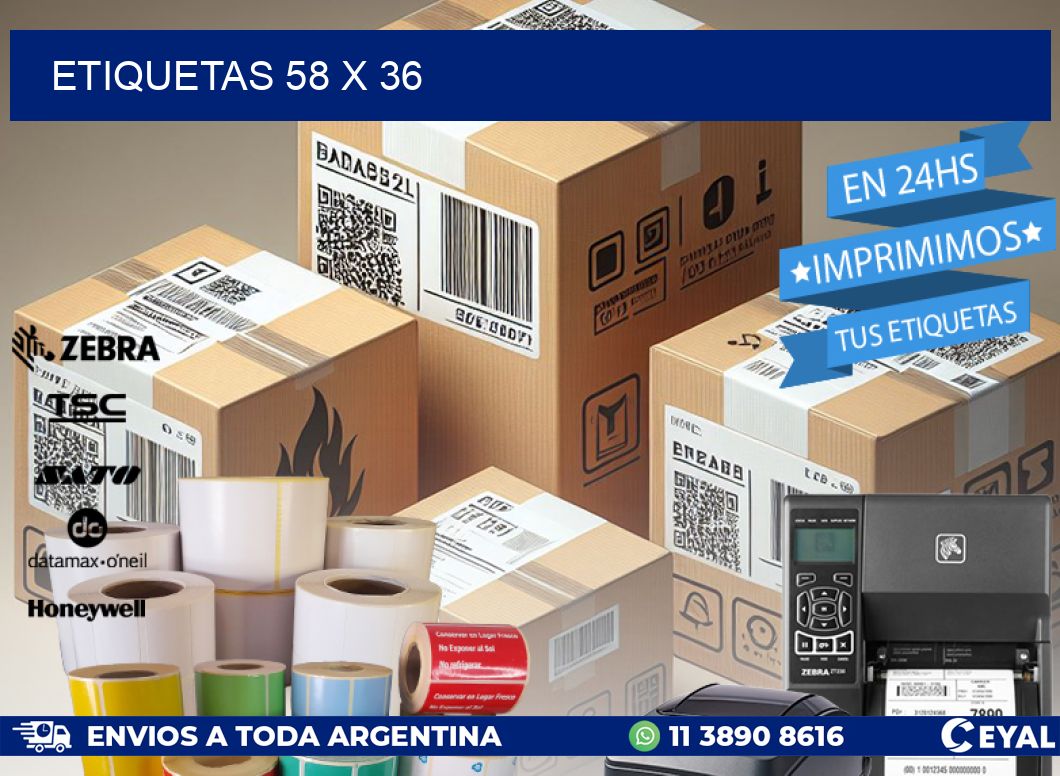 ETIQUETAS 58 x 36