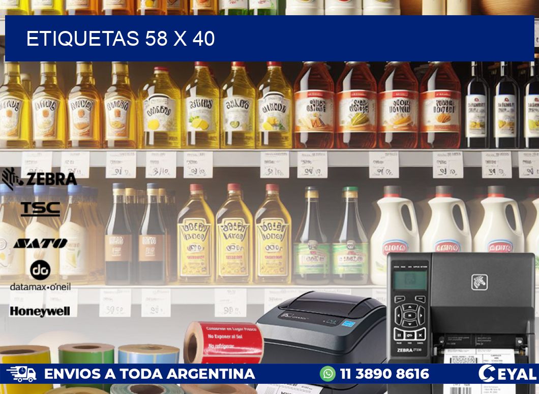 ETIQUETAS 58 x 40