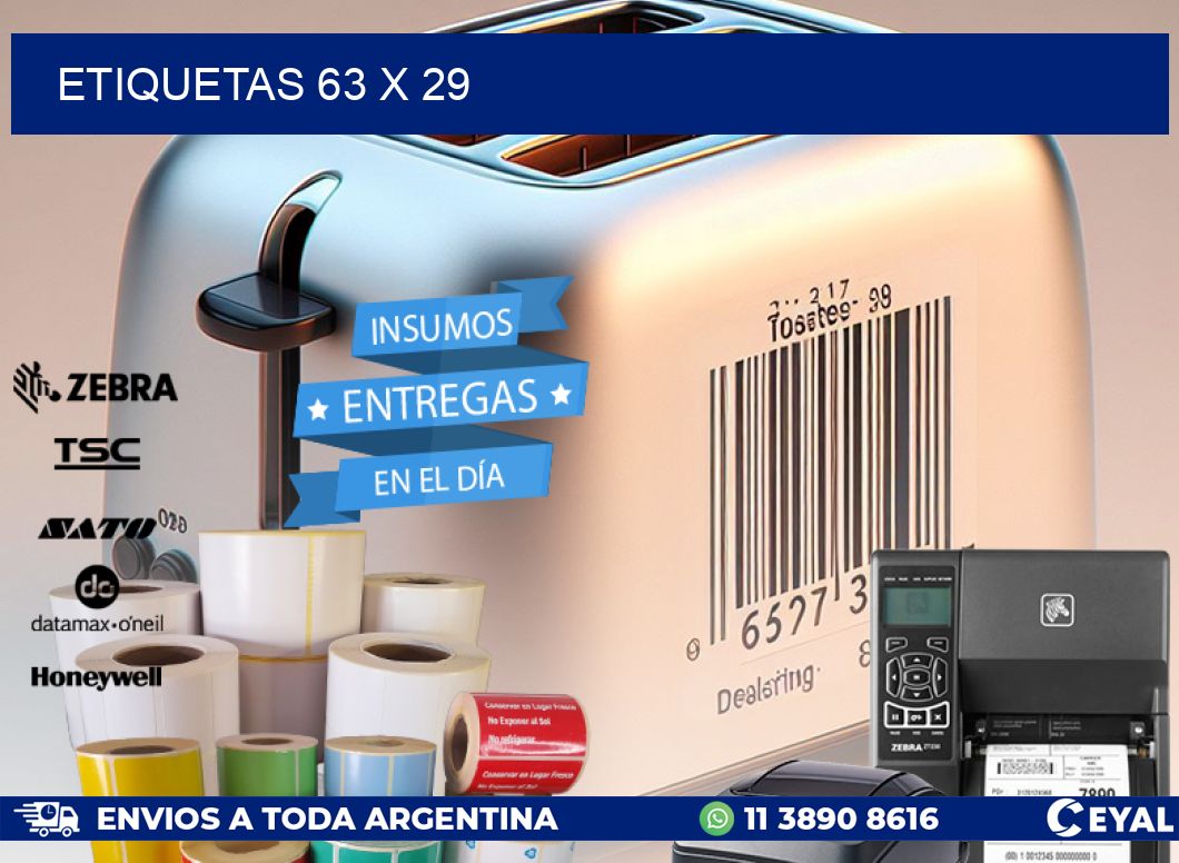 ETIQUETAS 63 x 29