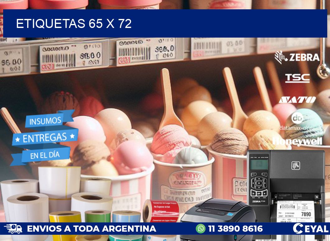 ETIQUETAS 65 x 72