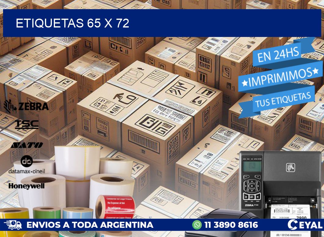 ETIQUETAS 65 x 72