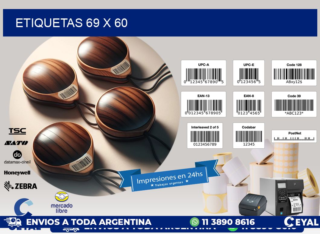 ETIQUETAS 69 x 60