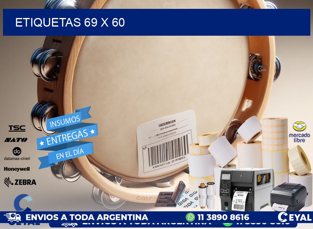 ETIQUETAS 69 x 60