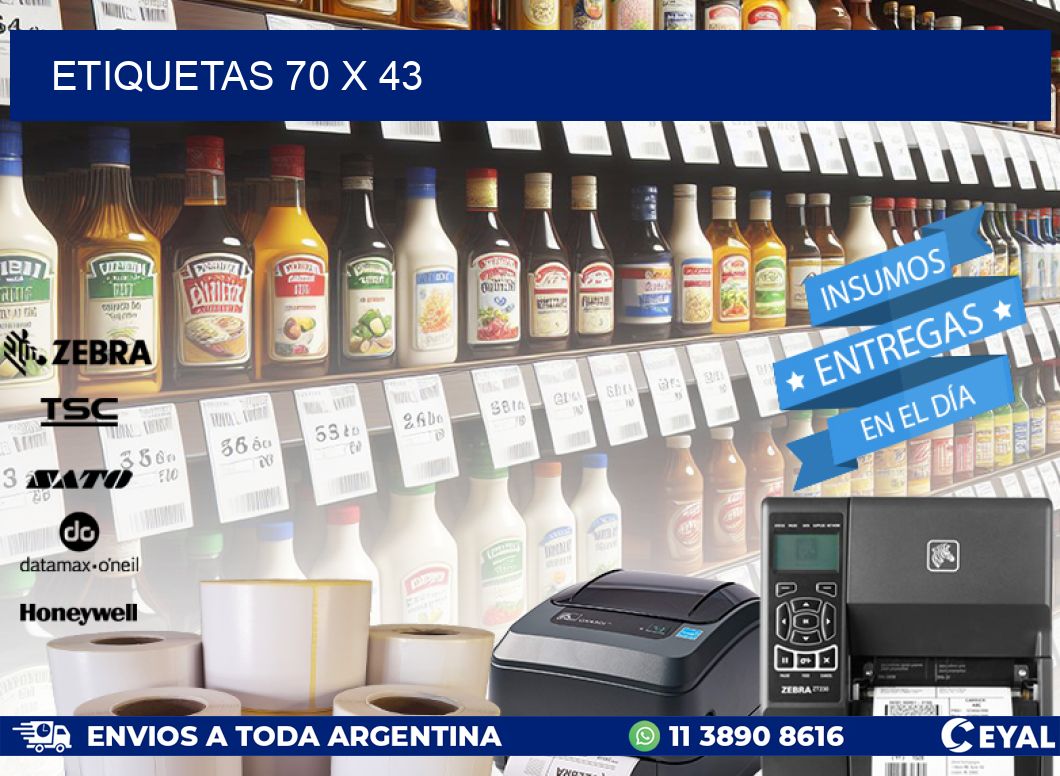 ETIQUETAS 70 x 43