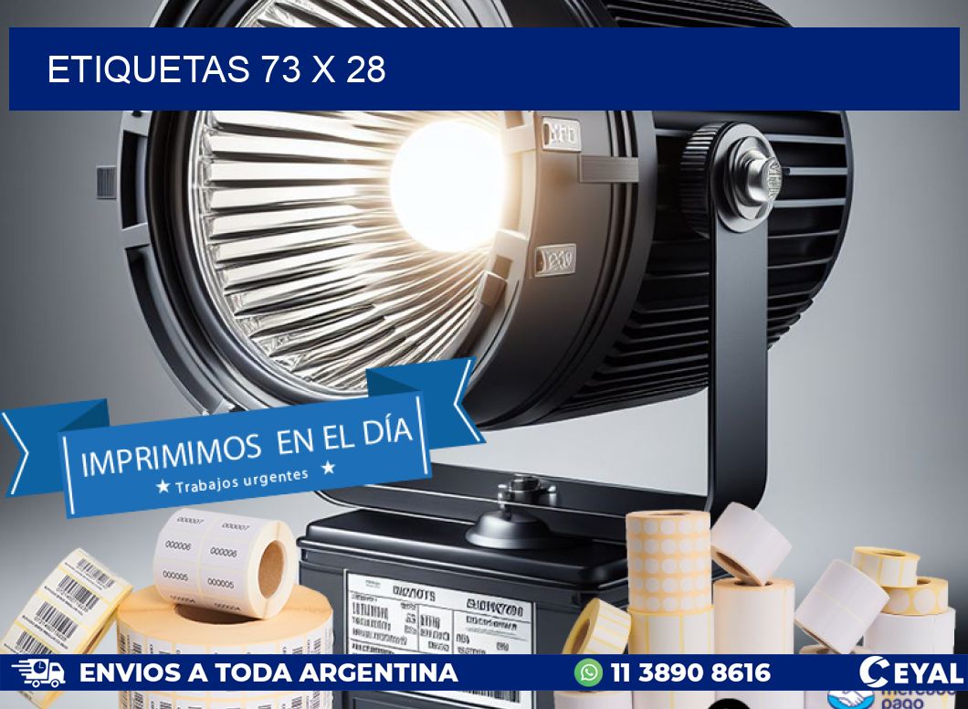 ETIQUETAS 73 x 28
