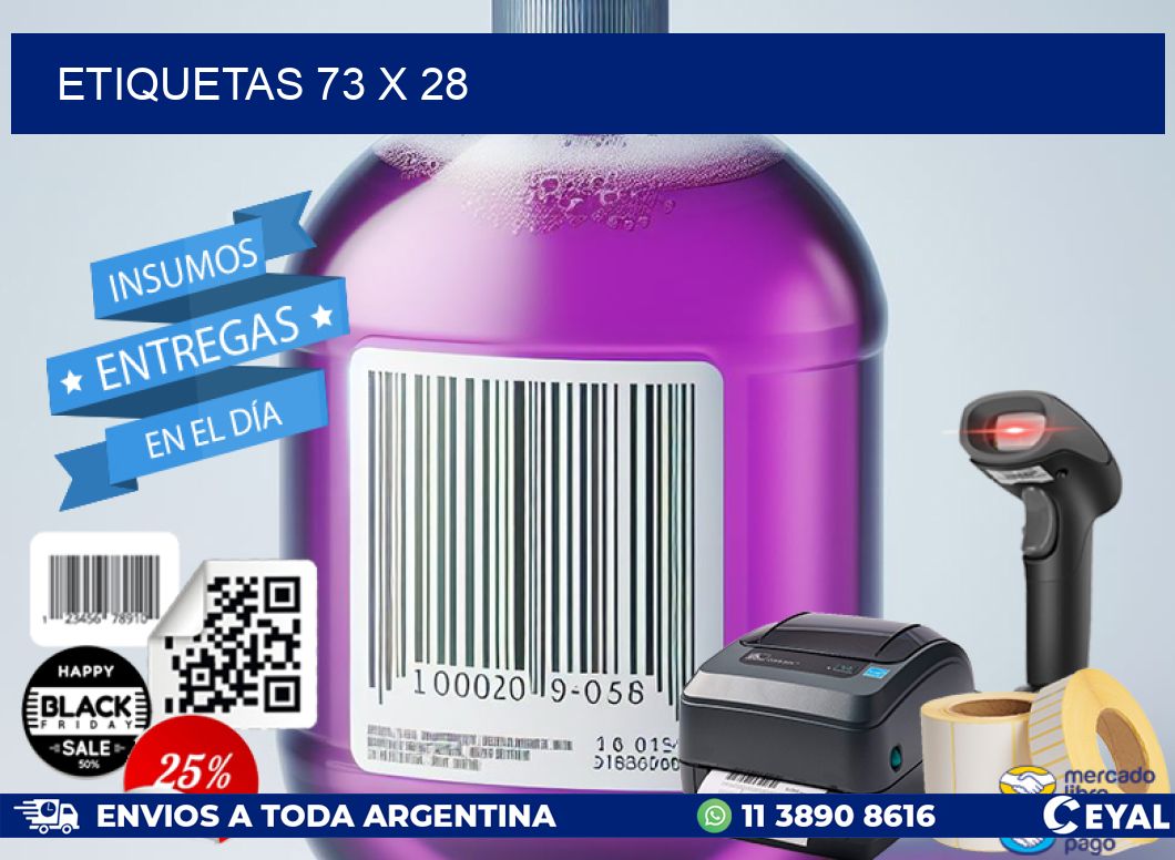 ETIQUETAS 73 x 28