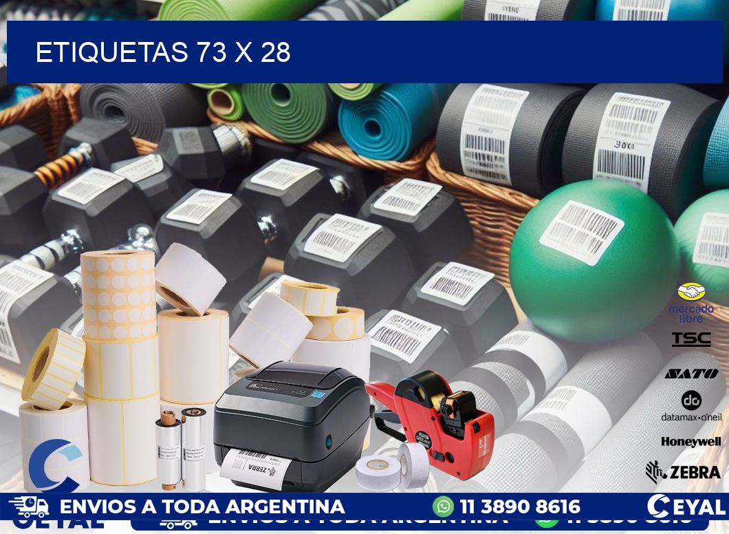 ETIQUETAS 73 x 28