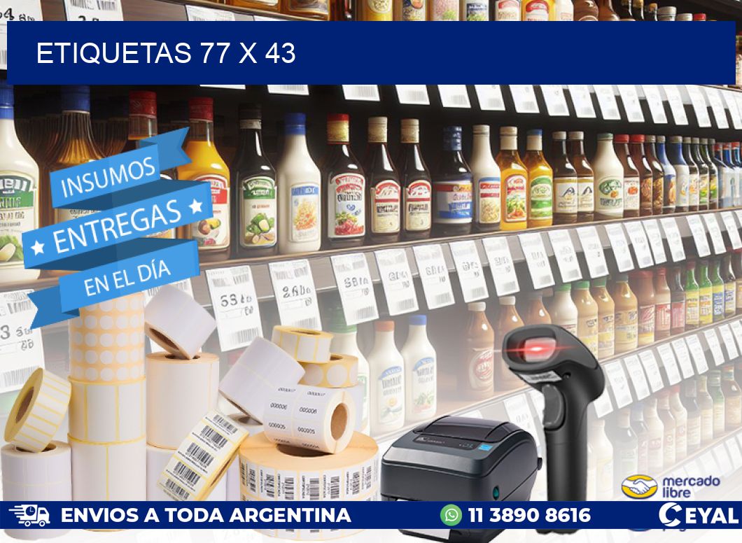 ETIQUETAS 77 x 43