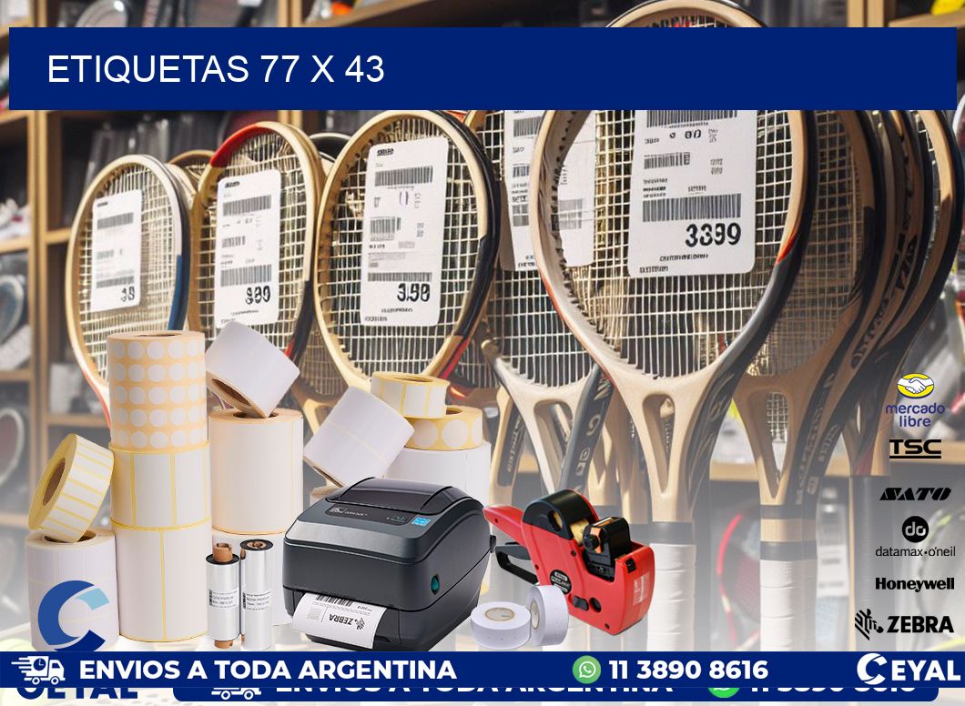 ETIQUETAS 77 x 43