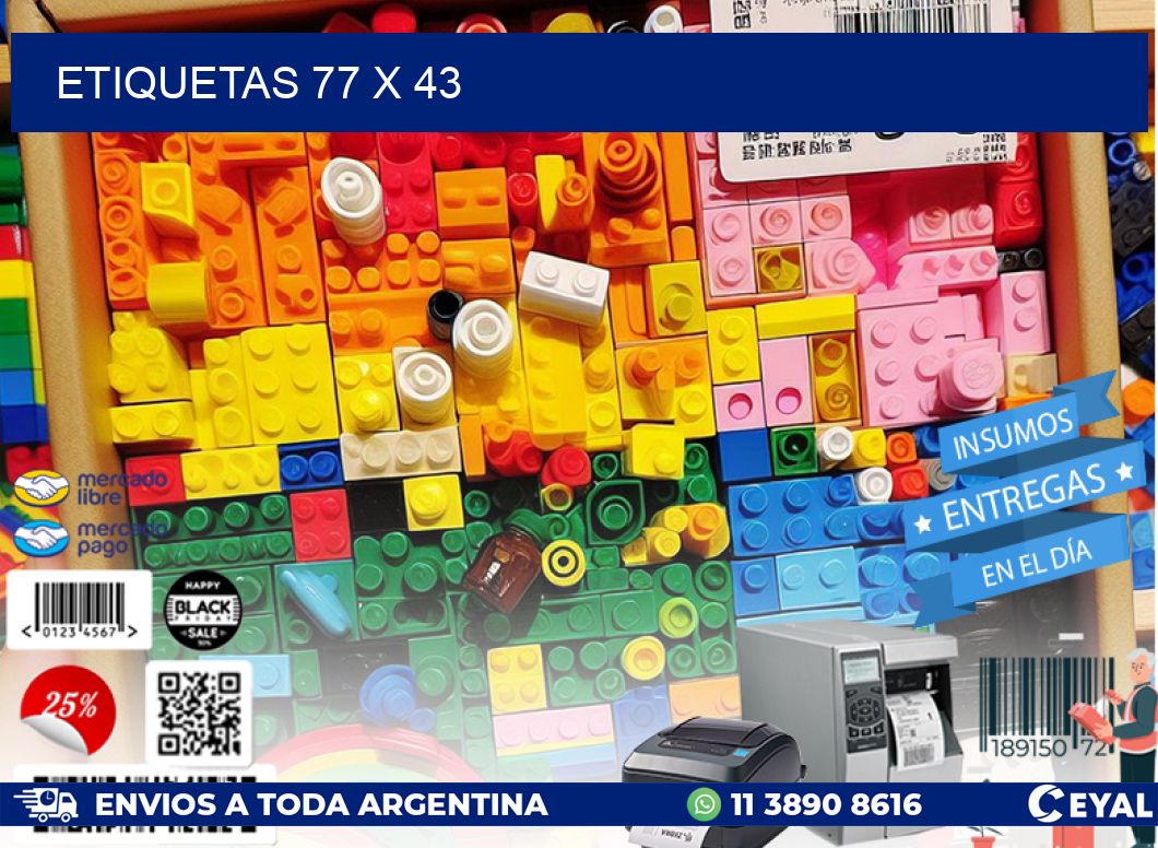 ETIQUETAS 77 x 43
