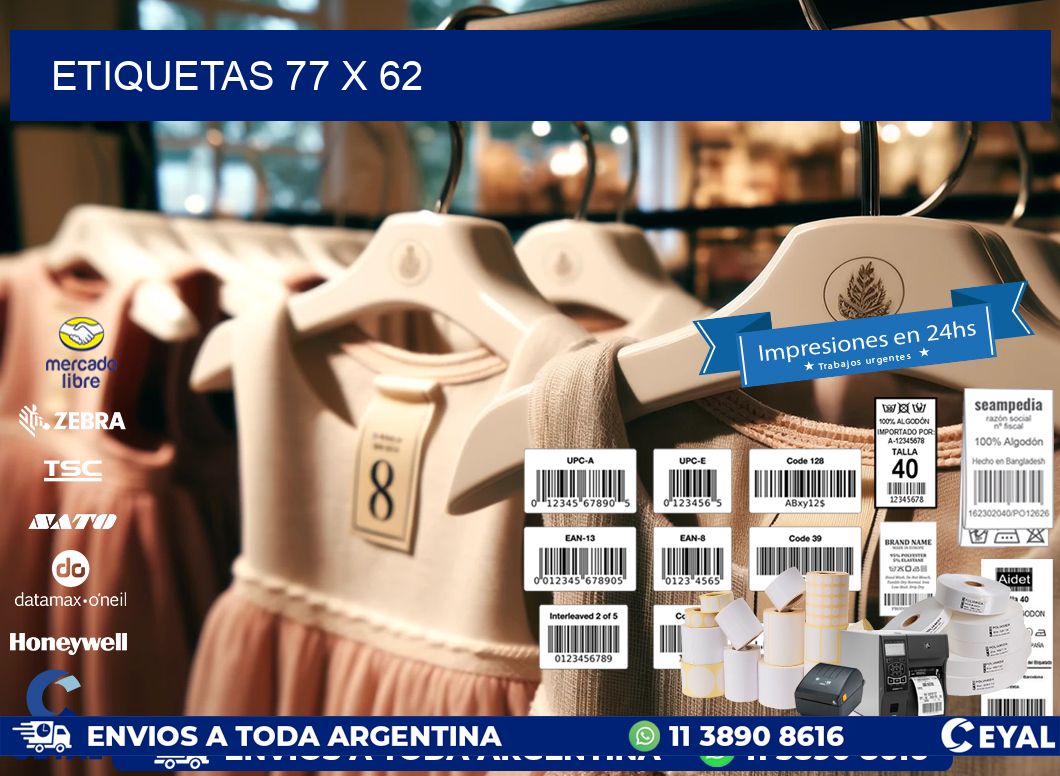 ETIQUETAS 77 x 62