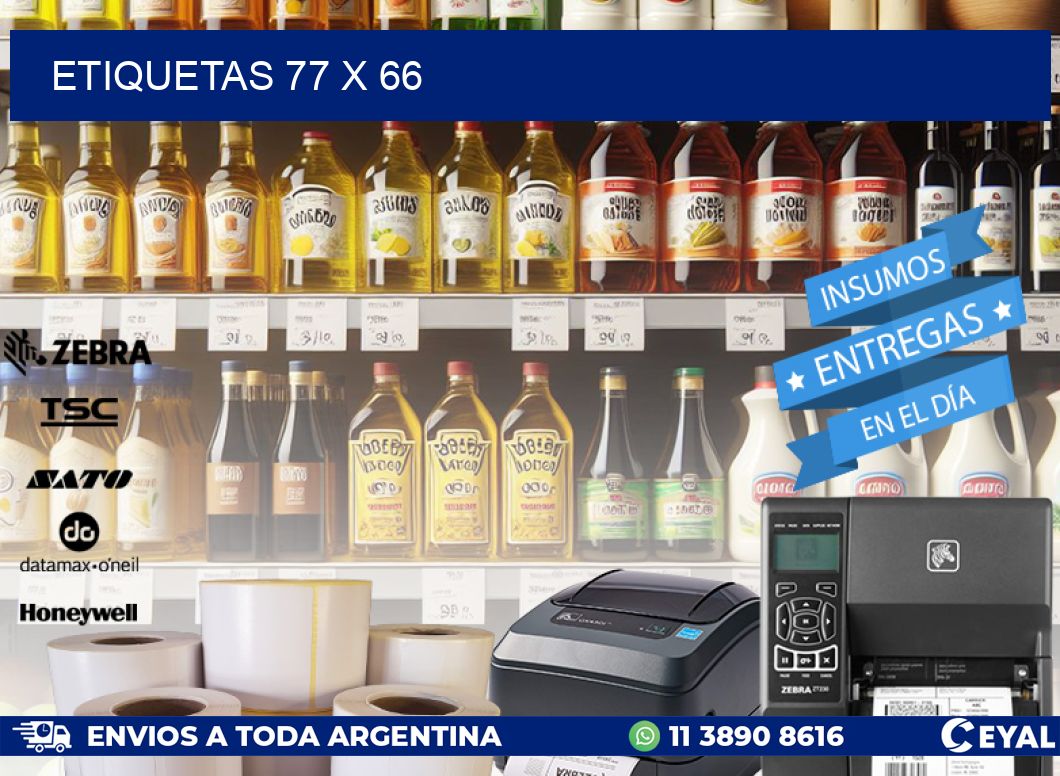 ETIQUETAS 77 x 66