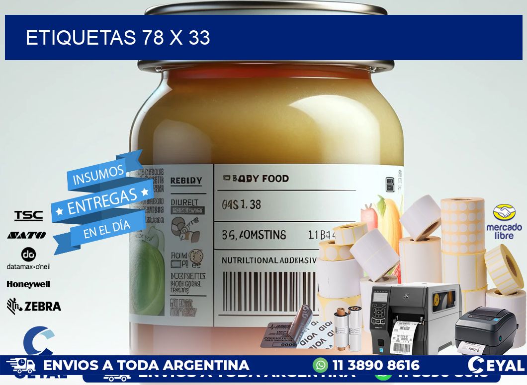 ETIQUETAS 78 x 33