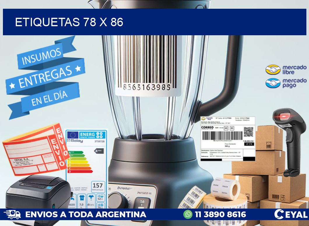 ETIQUETAS 78 x 86