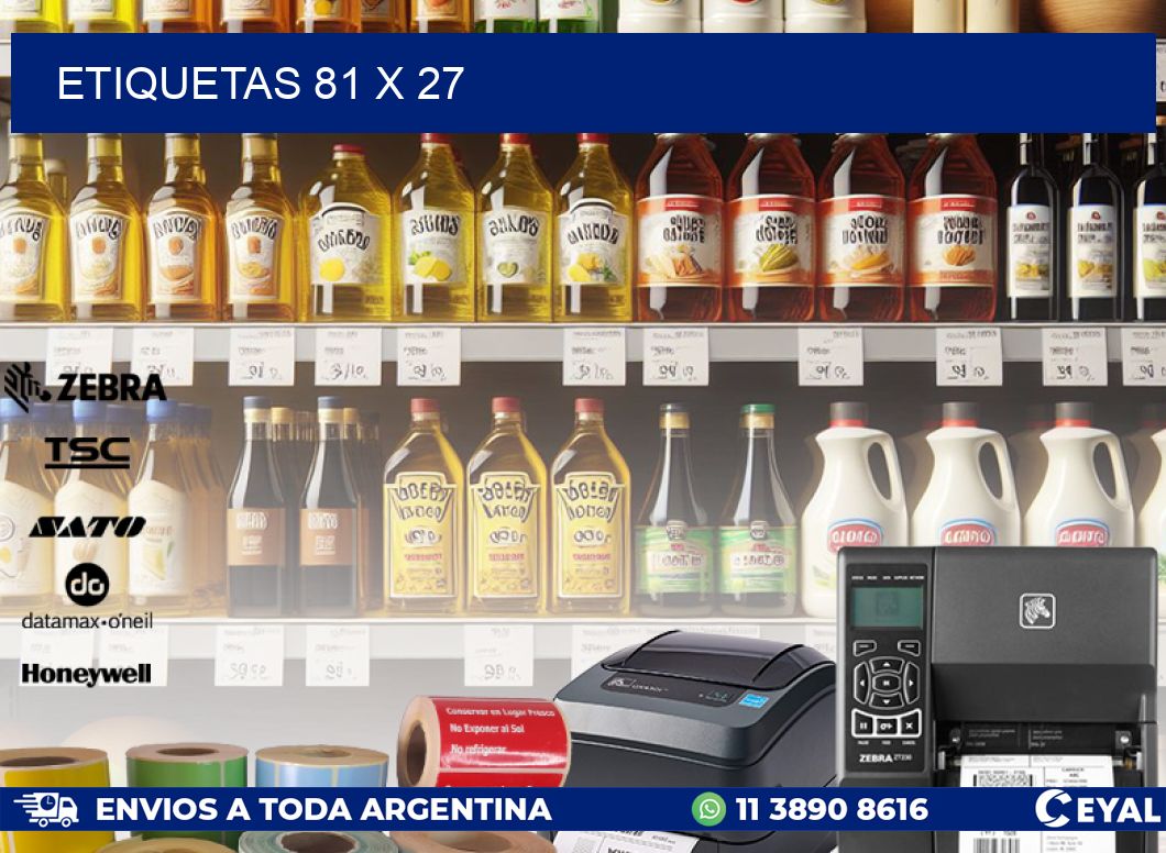 ETIQUETAS 81 x 27