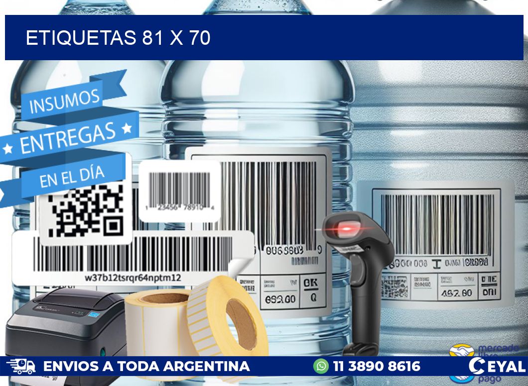 ETIQUETAS 81 x 70