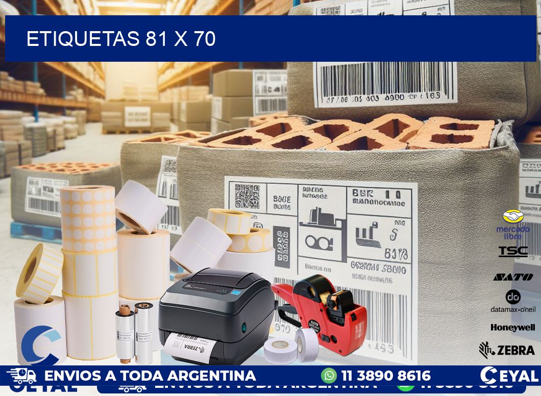 ETIQUETAS 81 x 70
