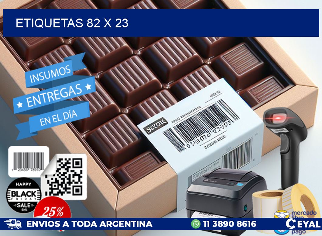 ETIQUETAS 82 x 23