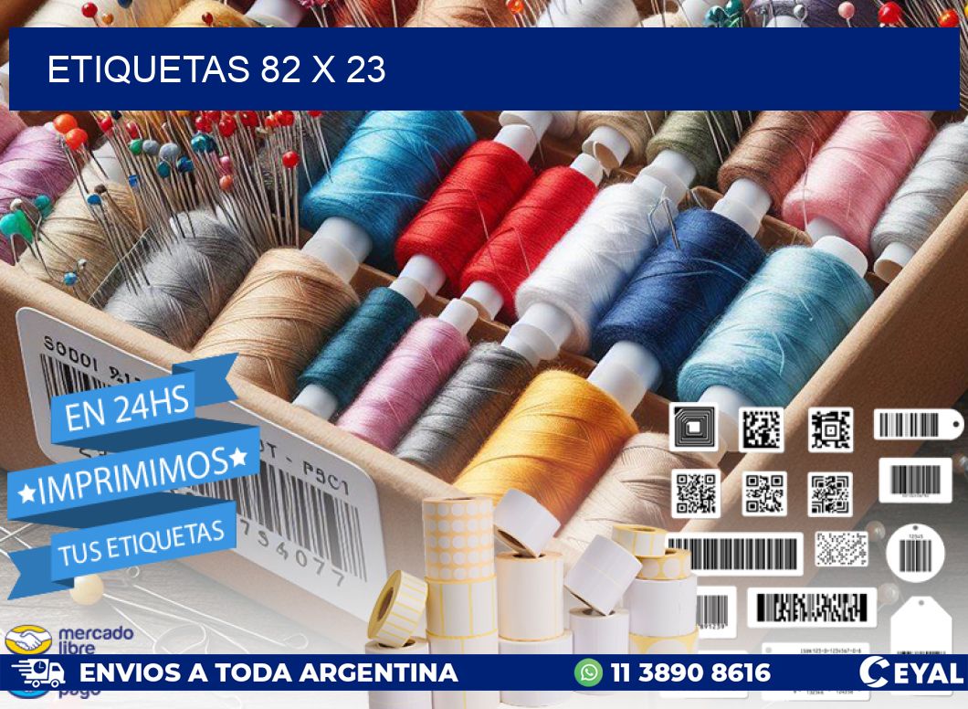 ETIQUETAS 82 x 23