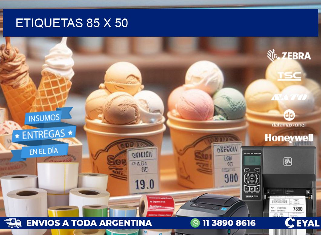 ETIQUETAS 85 x 50