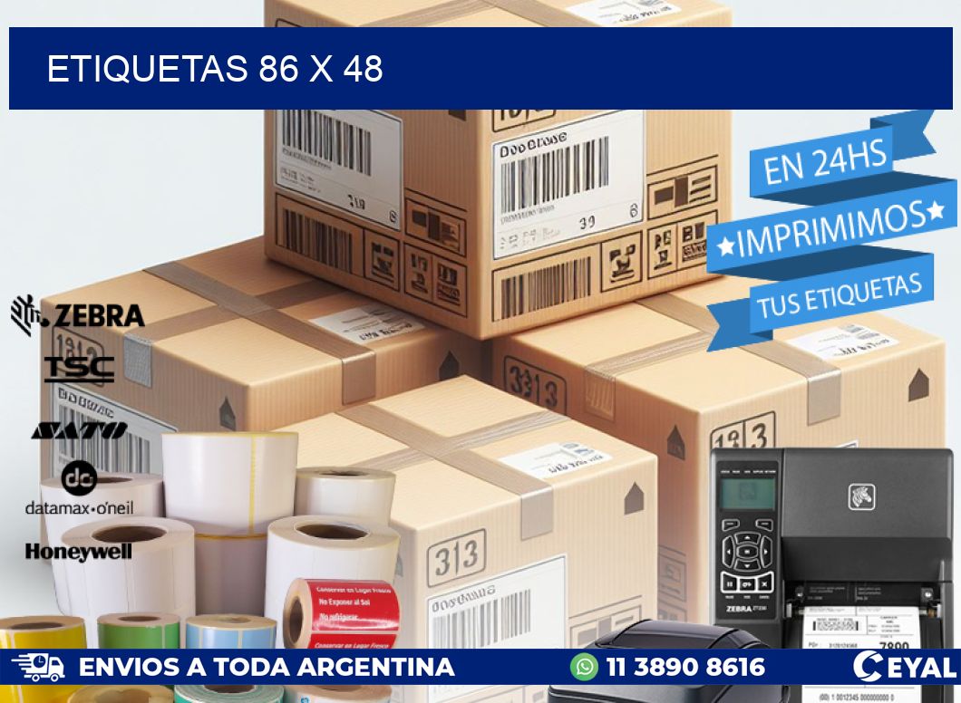 ETIQUETAS 86 x 48