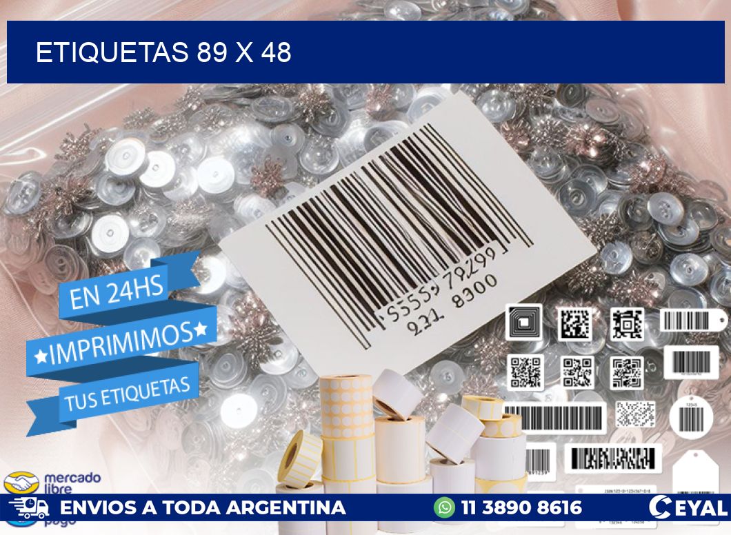 ETIQUETAS 89 x 48