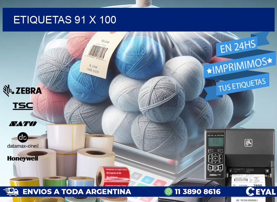 ETIQUETAS 91 x 100