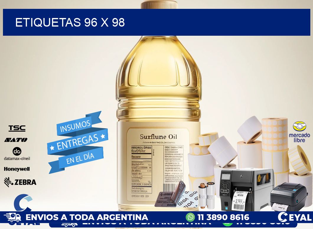 ETIQUETAS 96 x 98