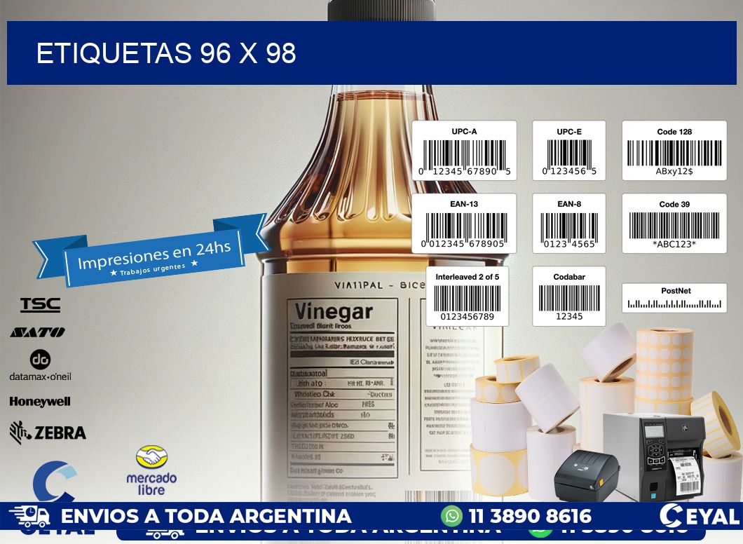 ETIQUETAS 96 x 98