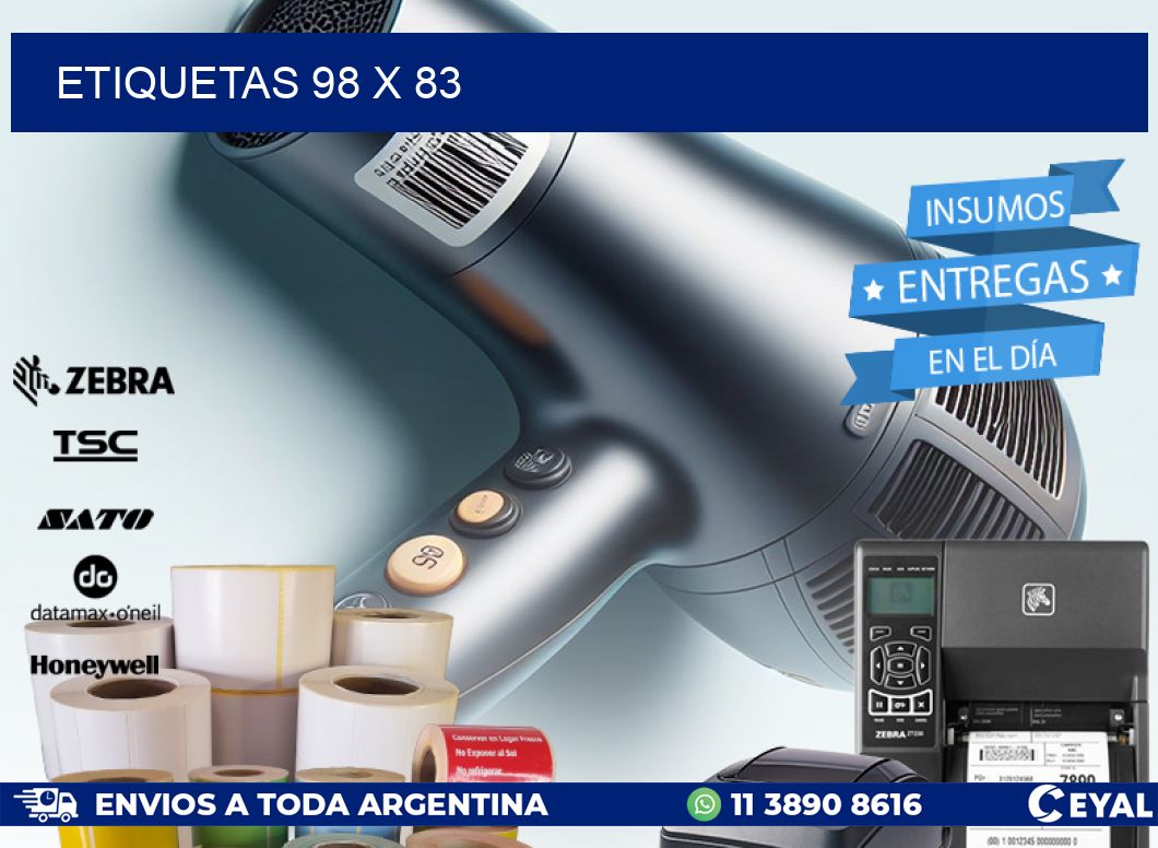 ETIQUETAS 98 x 83