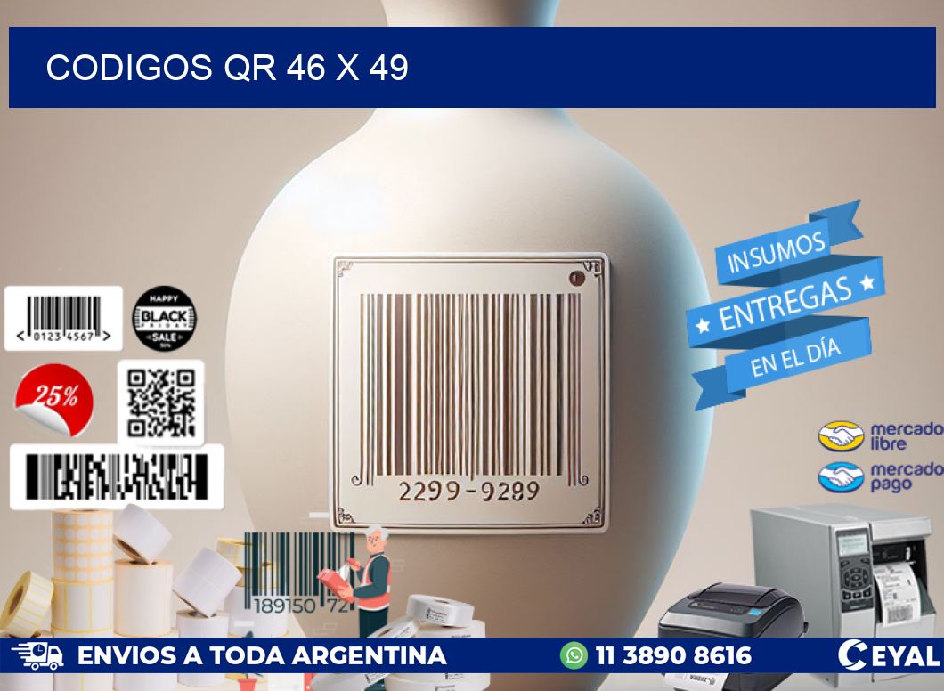 CODIGOS QR 46 x 49