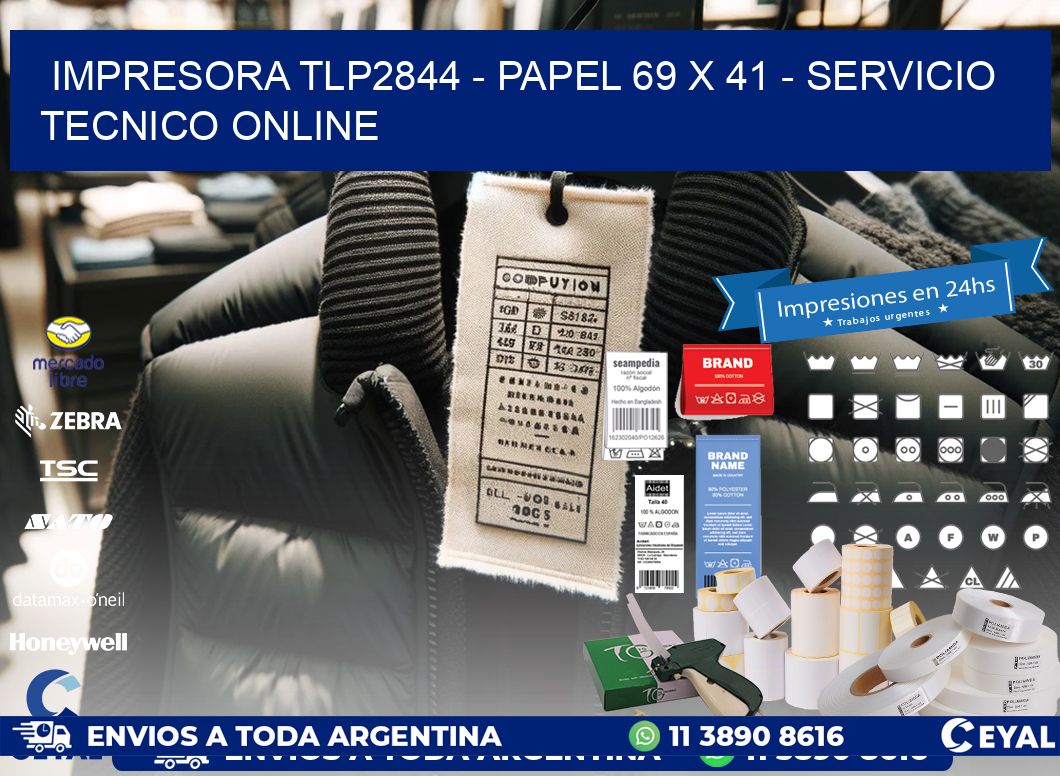 IMPRESORA TLP2844 - PAPEL 69 x 41 - SERVICIO TECNICO ONLINE