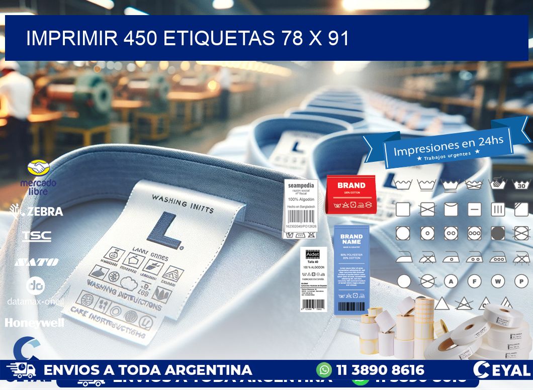 IMPRIMIR 450 ETIQUETAS 78 x 91