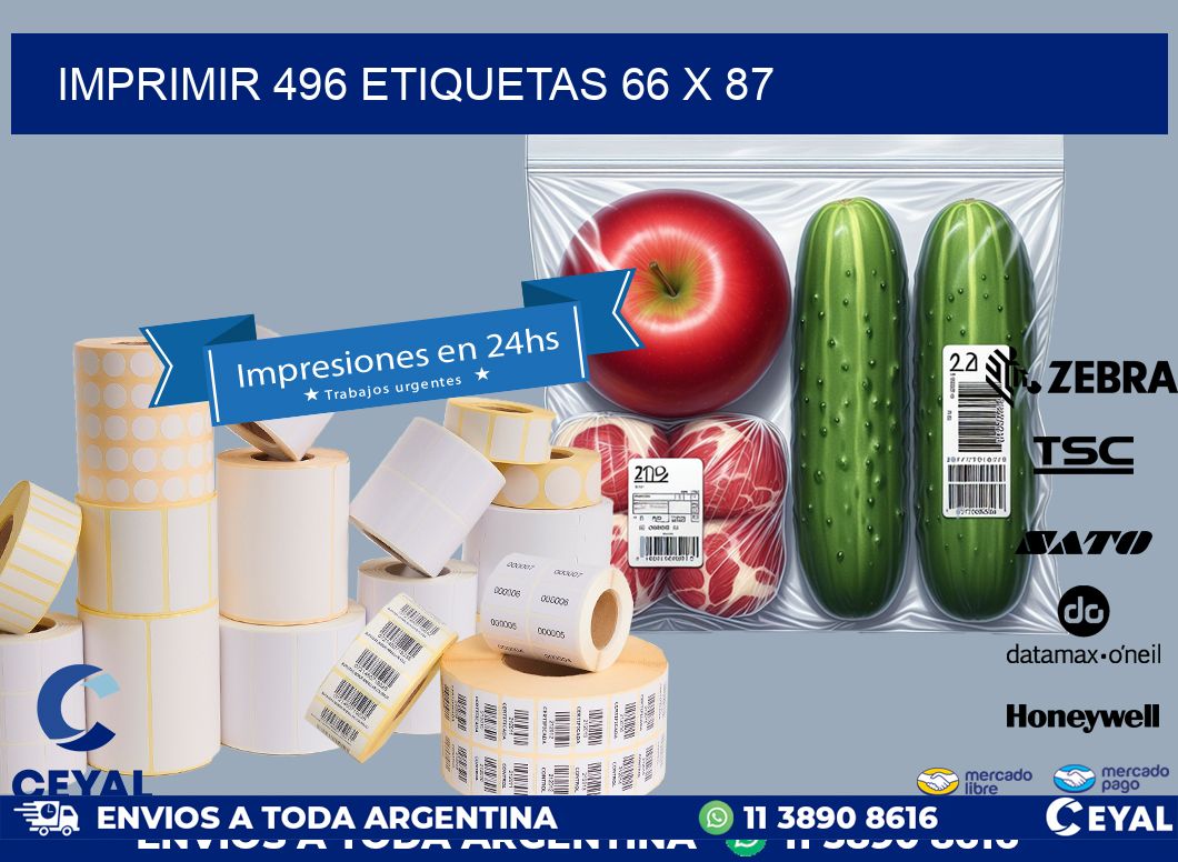 IMPRIMIR 496 ETIQUETAS 66 x 87