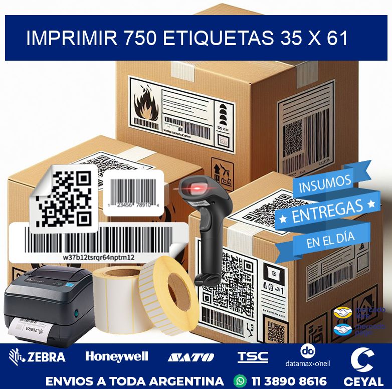 IMPRIMIR 750 ETIQUETAS 35 x 61