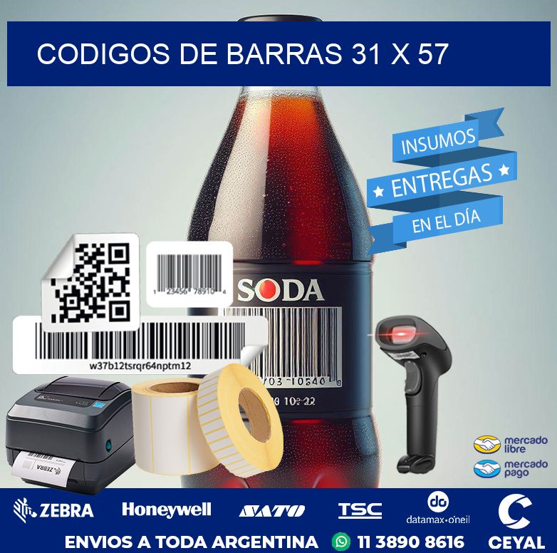codigos de barras 31 x 57