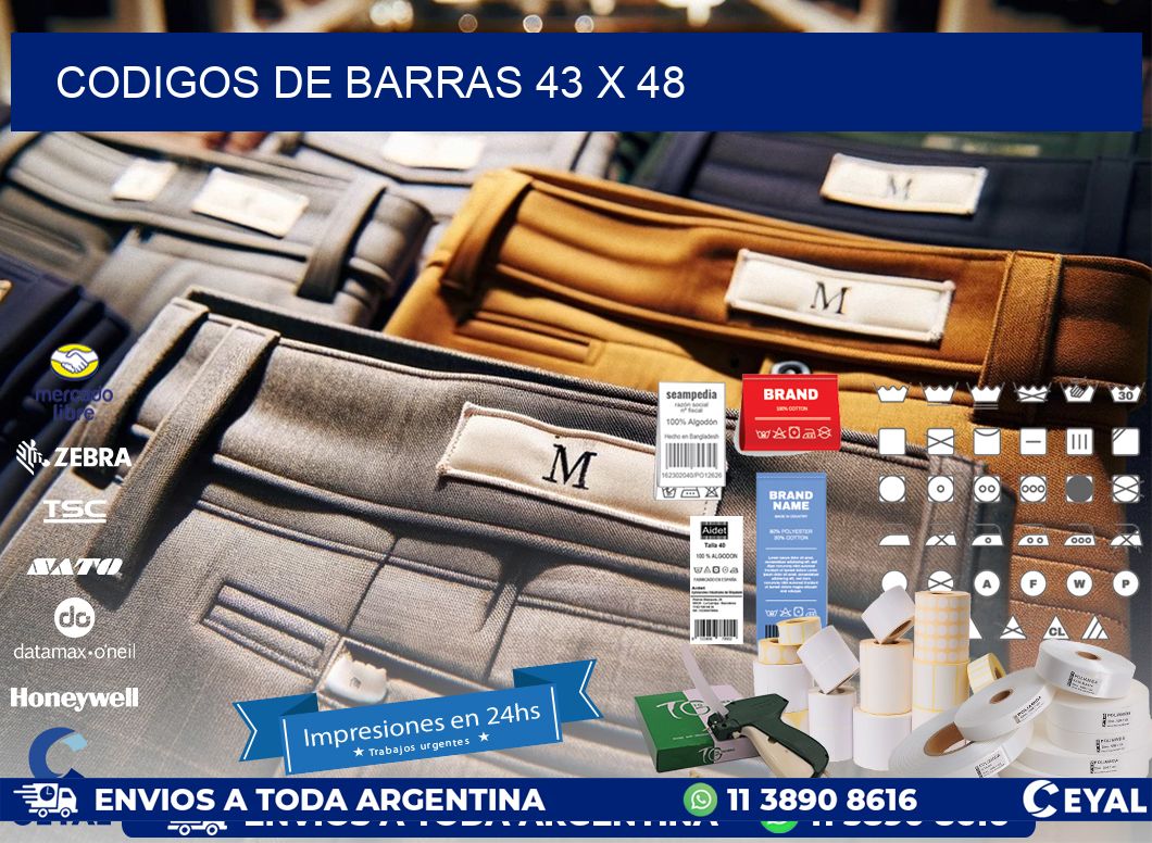 codigos de barras 43 x 48