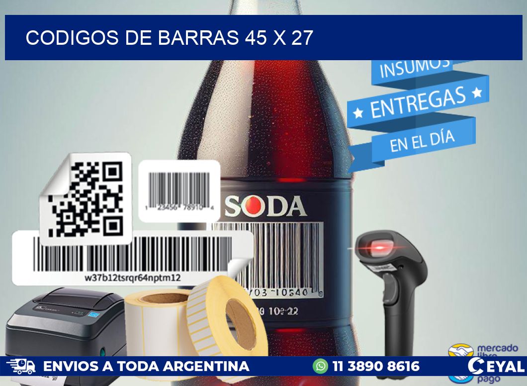 codigos de barras 45 x 27