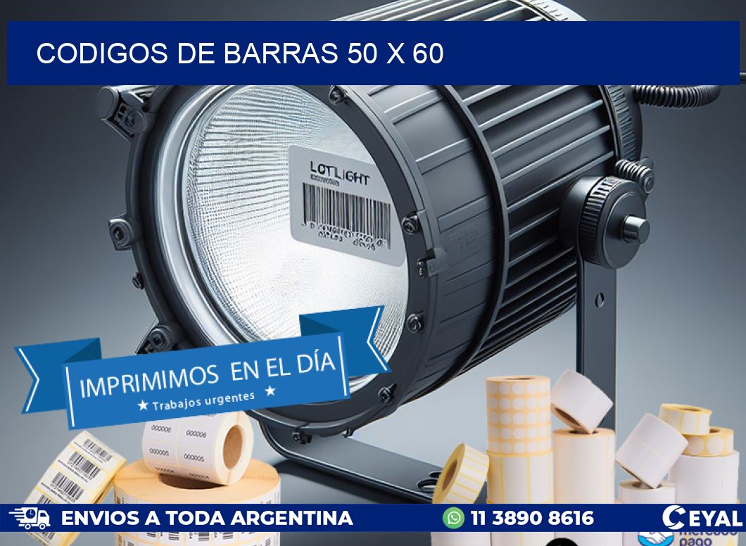 codigos de barras 50 x 60