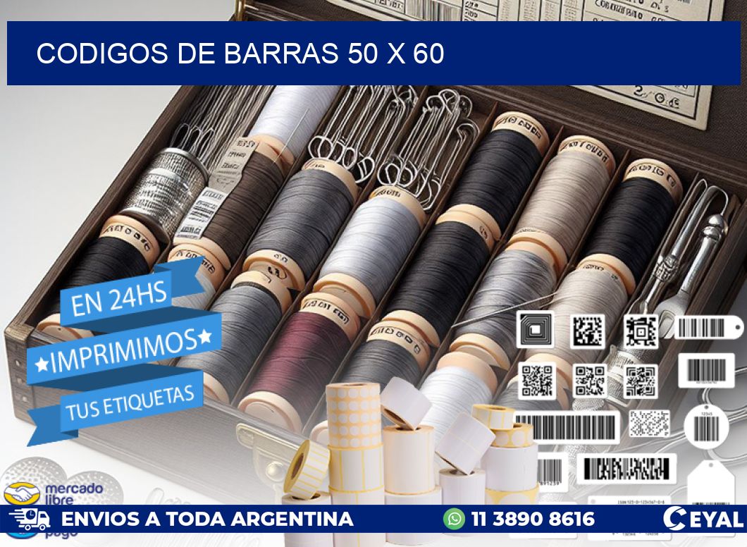 codigos de barras 50 x 60