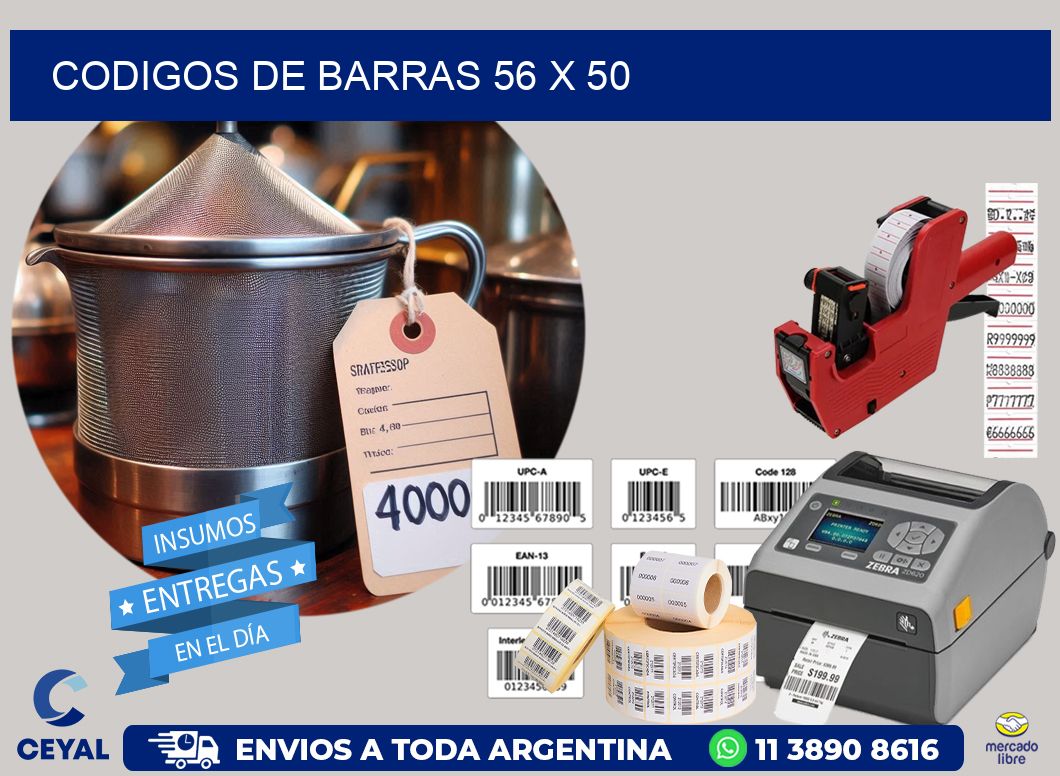 codigos de barras 56 x 50