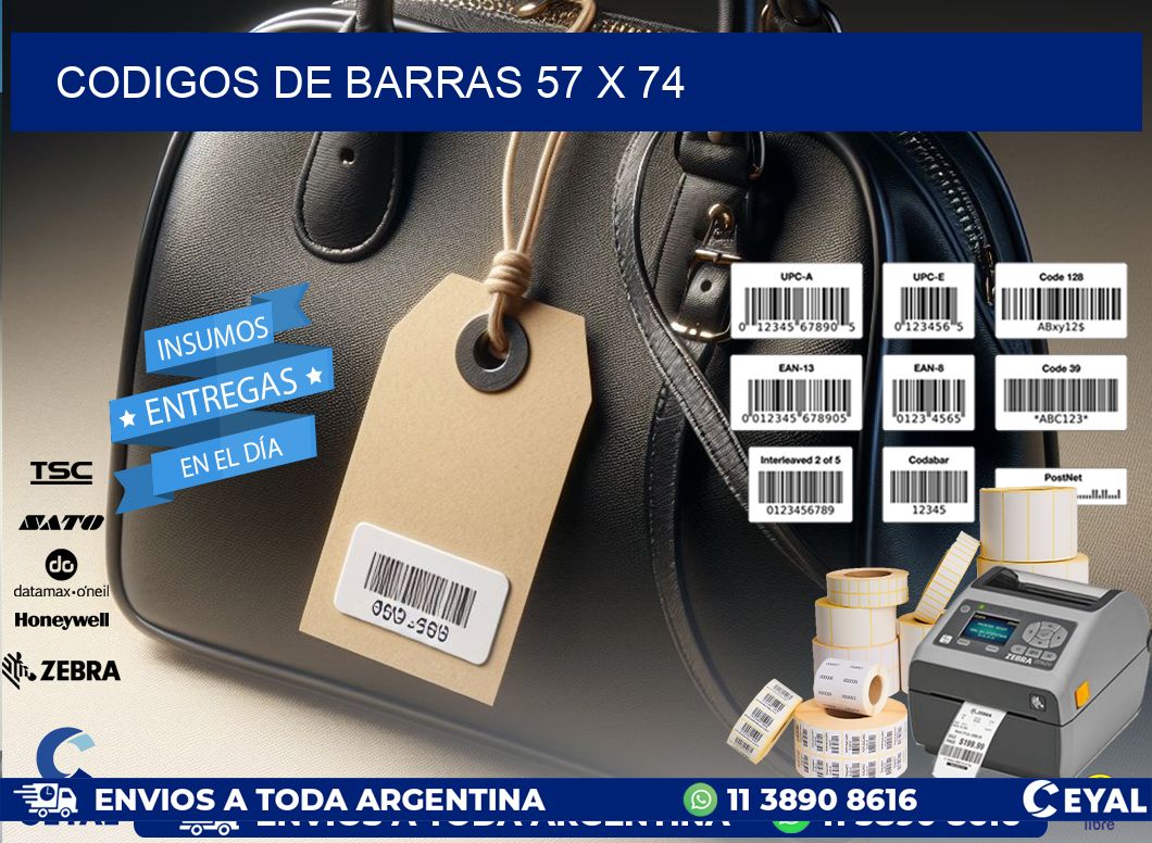 codigos de barras 57 x 74