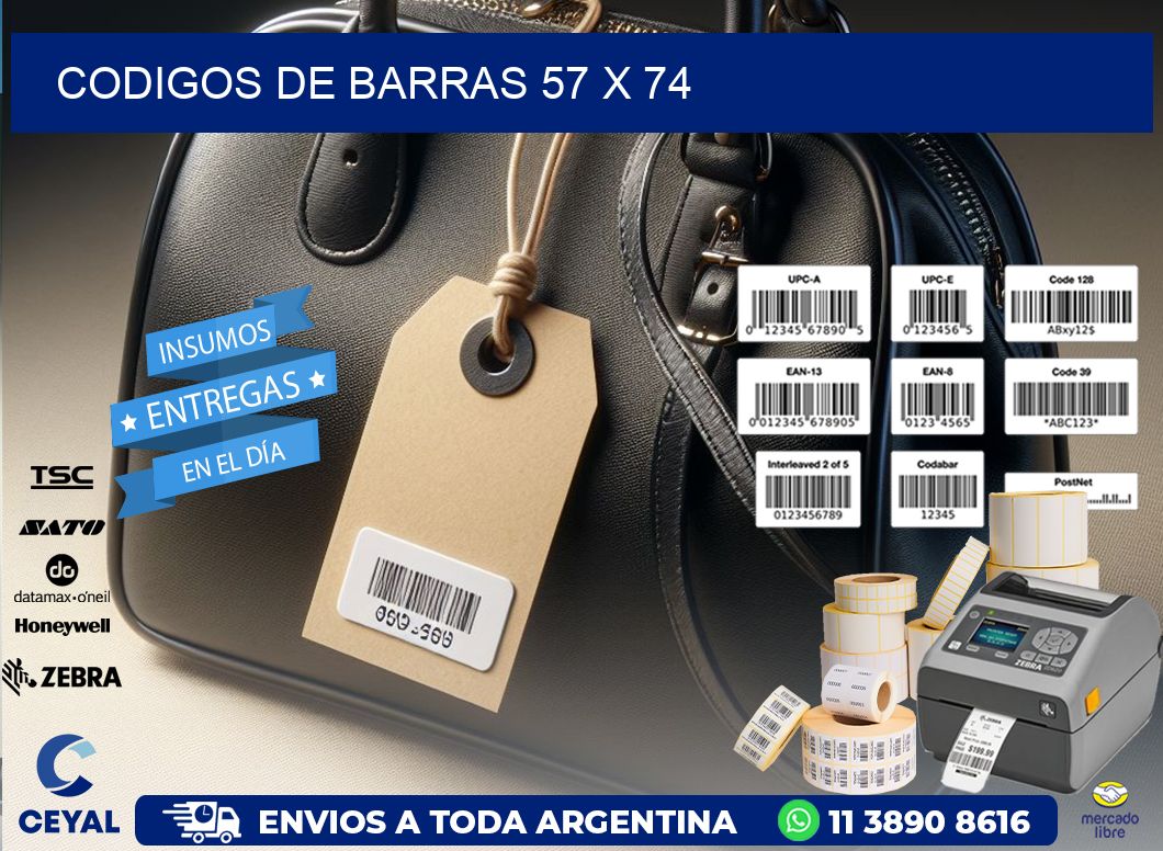 codigos de barras 57 x 74