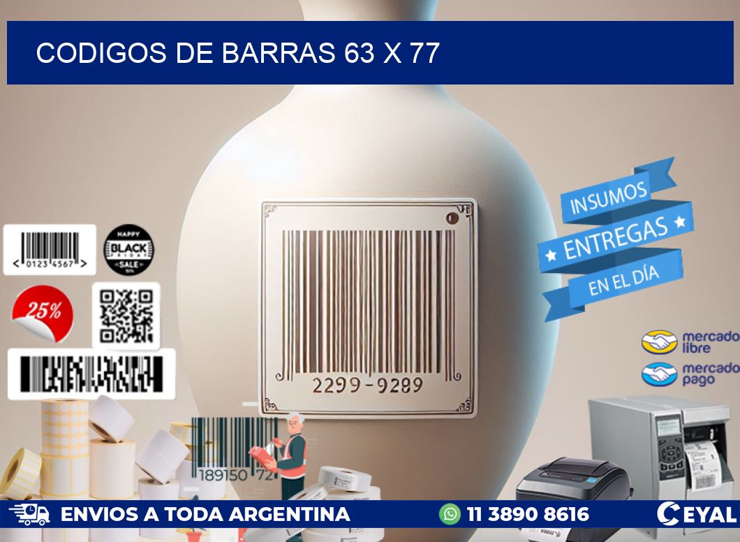 codigos de barras 63 x 77