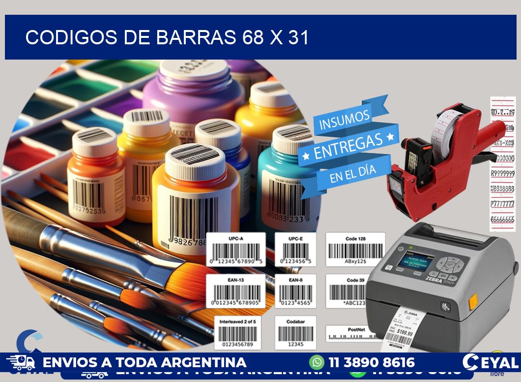 codigos de barras 68 x 31