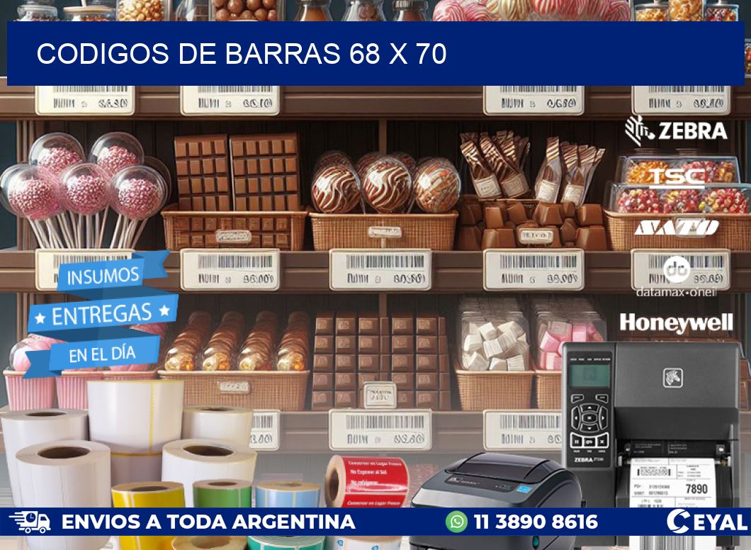 codigos de barras 68 x 70