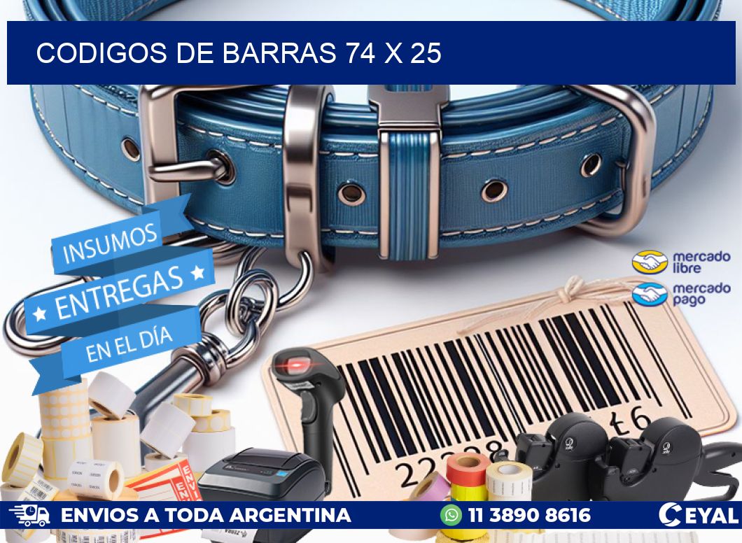 codigos de barras 74 x 25