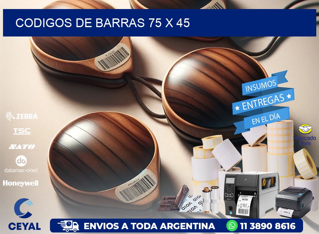 codigos de barras 75 x 45