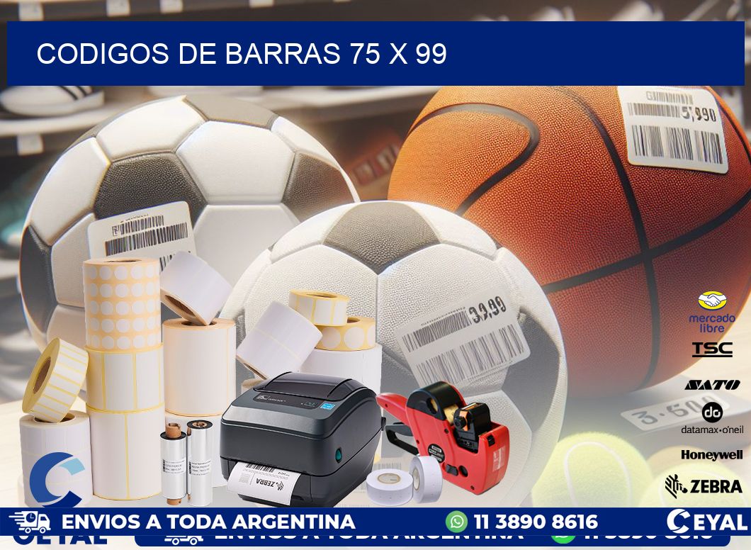 codigos de barras 75 x 99